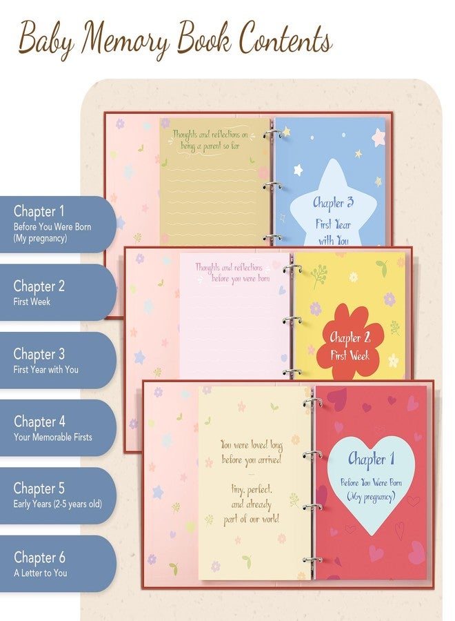 Kasfalci Baby Memory Book – Baby Book Keepsake Pregnancy Journal, Gender Neutral Photo Album and Milestone Scrapbook for Boy or Girl to Record Memories from Pregnancy to Age 5,Newborn Books - Image 3